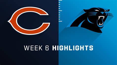 Nov 10, 2023 · Panthers vs. Bears: A history lesson The Panthers-Bears "Thursday Night Football" game is just the 12th all-time meeting between the teams since Carolina joined the NFL as an expansion team in 1995. 